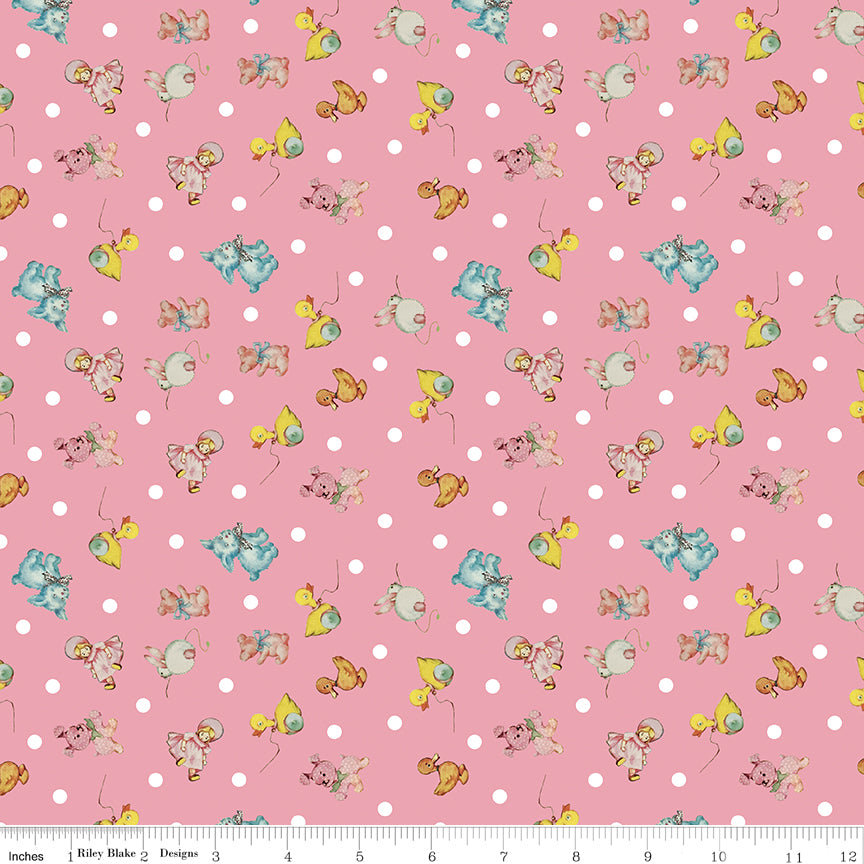 dear-sweetheart-by-riley-blake- C18093-PINK is Available at International Textiles Ltd in Canada