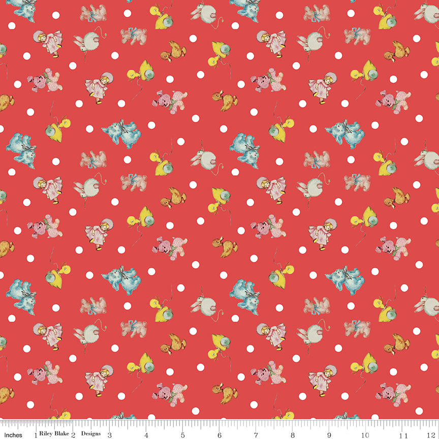 dear-sweetheart-by-riley-blake- C18093-RED is Available at International Textiles Ltd in Canada