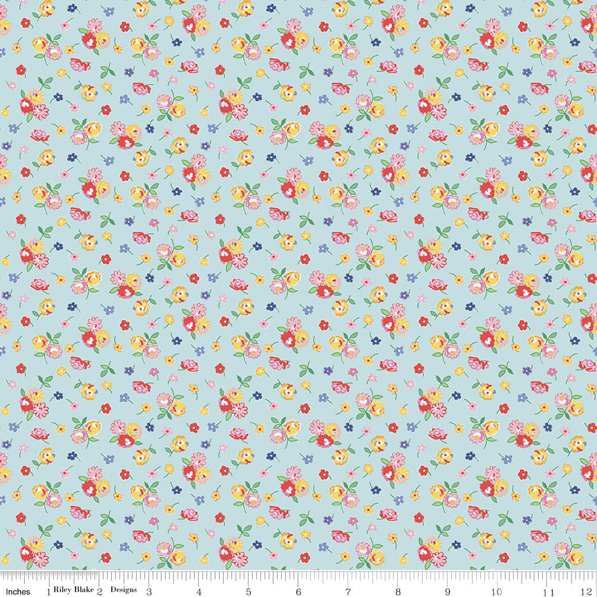 dear-sweetheart-by-riley-blake- C18094-BLUE is Available at International Textiles Ltd in Canada