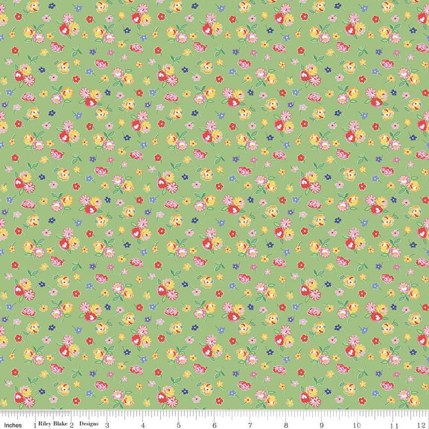 dear-sweetheart-by-riley-blake- C18094-GREEN is Available at International Textiles Ltd in Canada