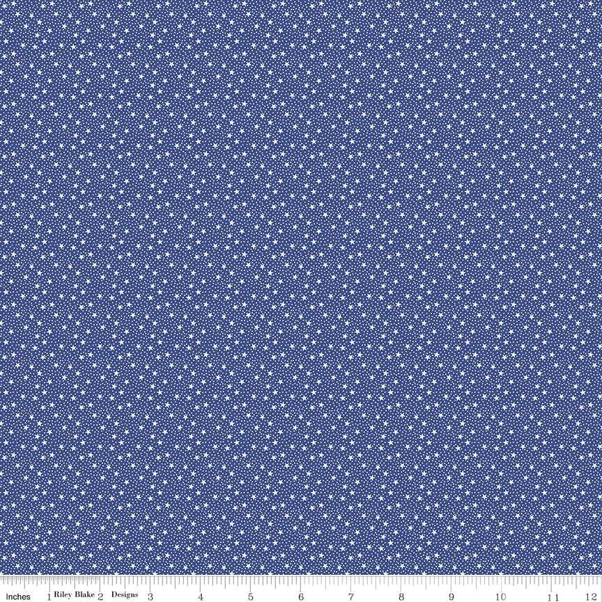 dear-sweetheart-by-riley-blake- C18097-NAVY is Available at International Textiles Ltd in Canada