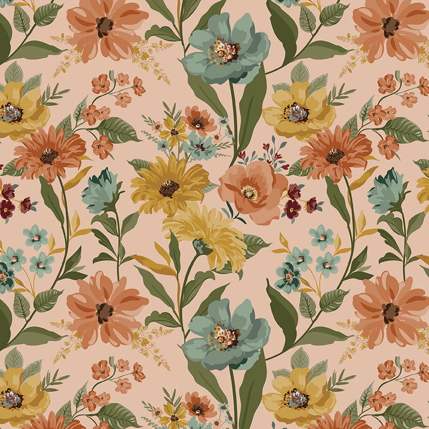 worth-repeating-by-riley-blake Riley Blake Cotton Fabrics Coming Soon, Floral, cotton