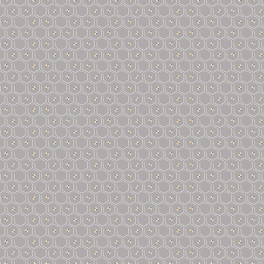 Bees-and-Blossoms C18433-GRAY Riley Blake Canada wholesale at International Textiles Ltd. 