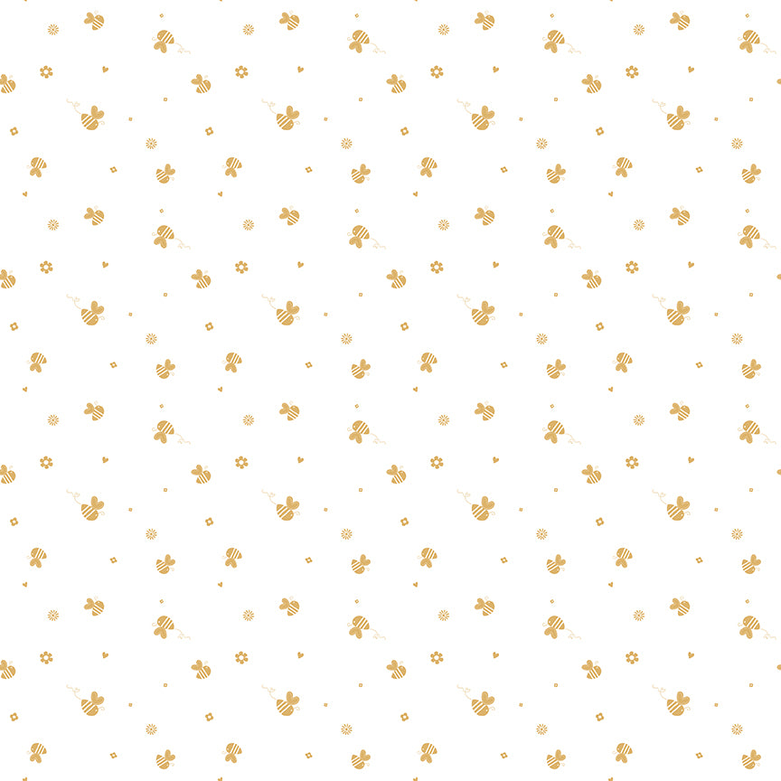 Bees-and-Blossoms C18434-WHITE Riley Blake Canada wholesale at International Textiles Ltd. 