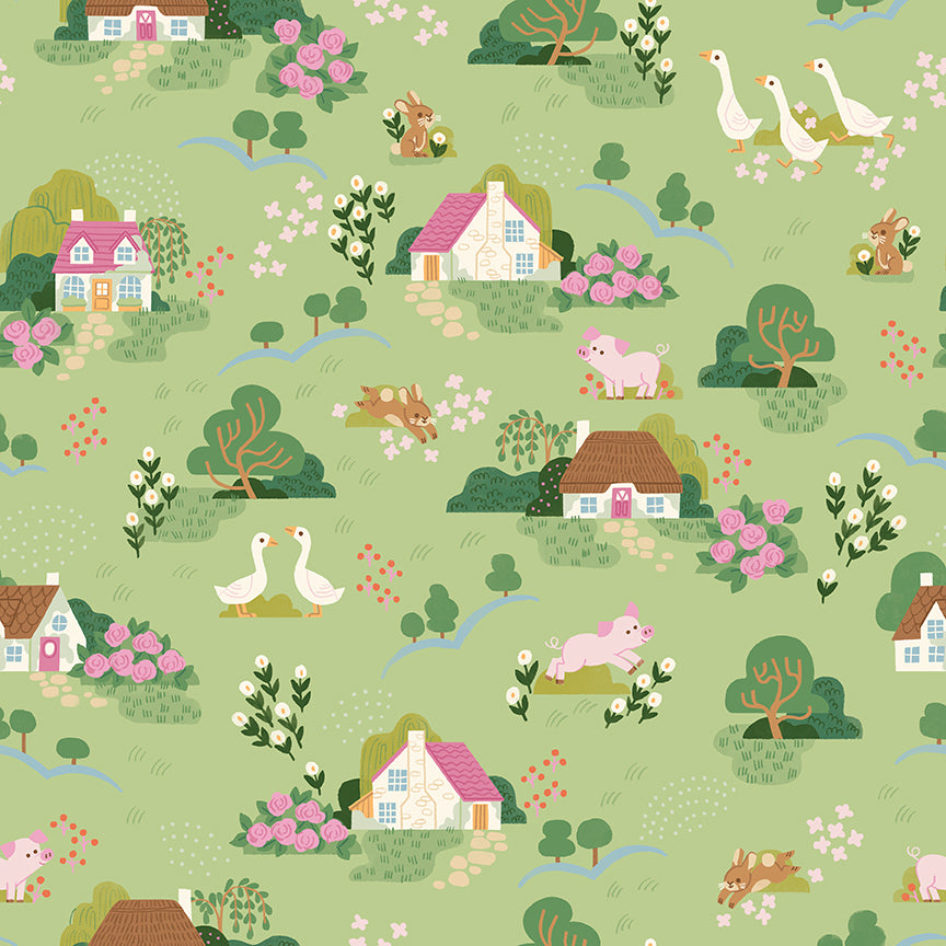 Countryside-Dreams C18460-HONEYDEW Riley Blake Canada wholesale at International Textiles Ltd. 