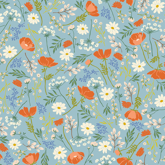 Luna-Field C18490-BLUE Riley Blake Canada wholesale at International Textiles Ltd. 