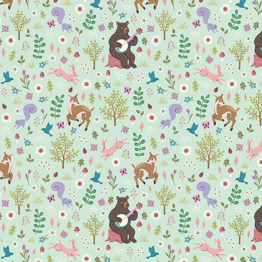 Mountain-Jamboree C18501-MINT Riley Blake Canada wholesale at International Textiles Ltd. 