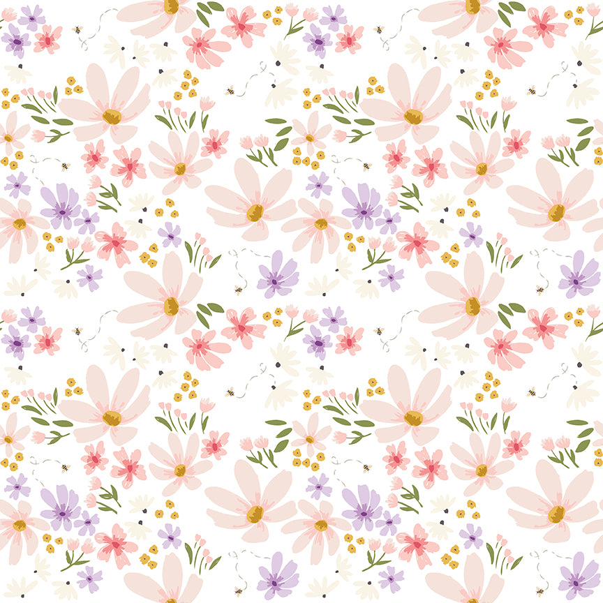 Sweet-as-Honey C18540-WHITE Riley Blake Canada wholesale at International Textiles Ltd. 
