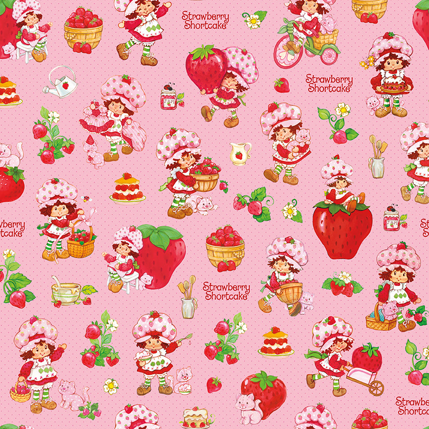 The-World-of-Strawberry-Shortcake C18560-PINK Riley Blake Canada wholesale at International Textiles Ltd. 