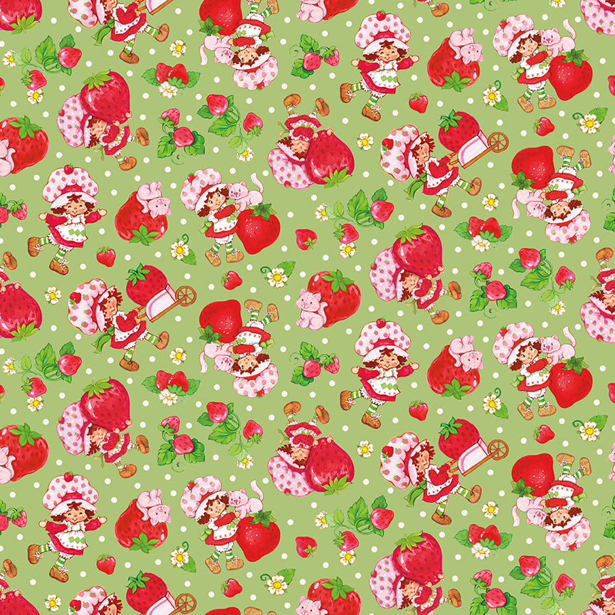 The-World-of-Strawberry-Shortcake C18561-GREEN Riley Blake Canada wholesale at International Textiles Ltd. 