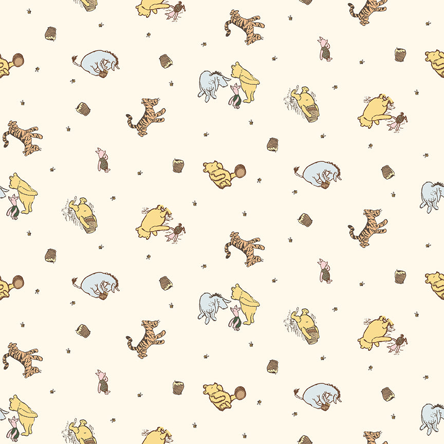 Winnie-the-Pooh-Baby C18591-CREAM Riley Blake Canada wholesale at International Textiles Ltd. 
