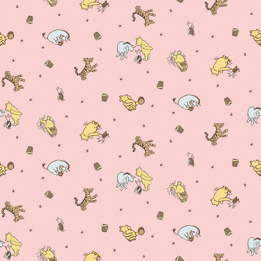 Winnie-the-Pooh-Baby C18591-PINK Riley Blake Canada wholesale at International Textiles Ltd. 