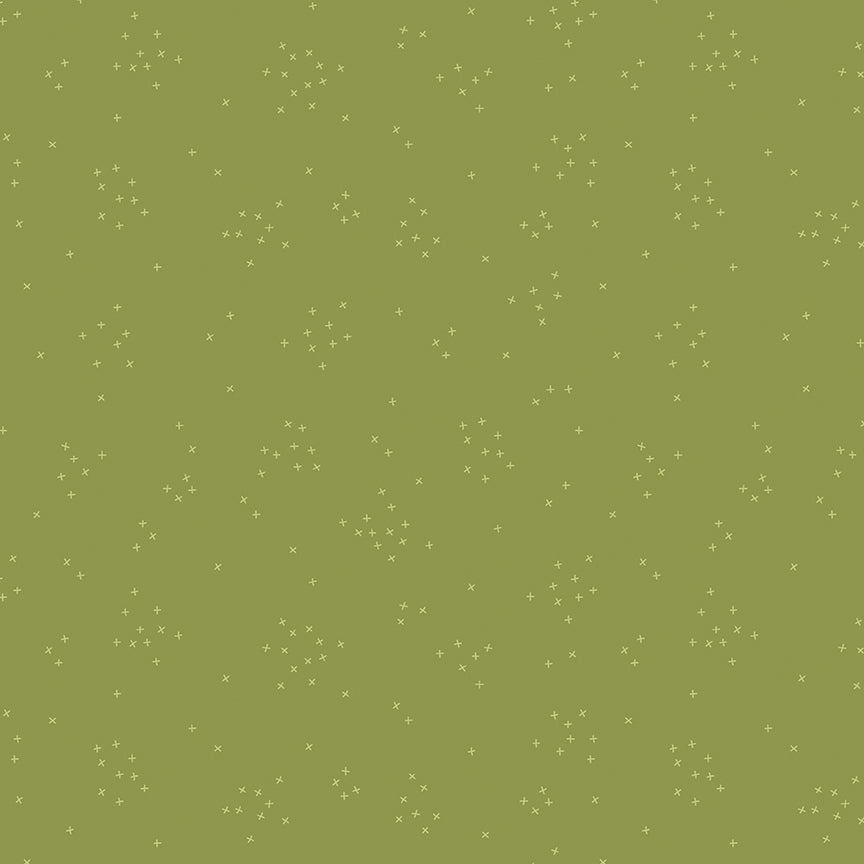 Scattered-A-Cross C370-OLIVE Riley Blake Canada wholesale at International Textiles Ltd. 