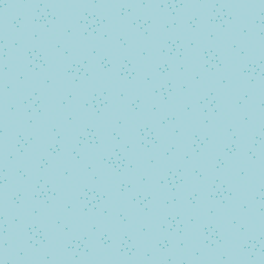 Scattered-A-Cross C370-RILEYAQUA Riley Blake Canada wholesale at International Textiles Ltd. 