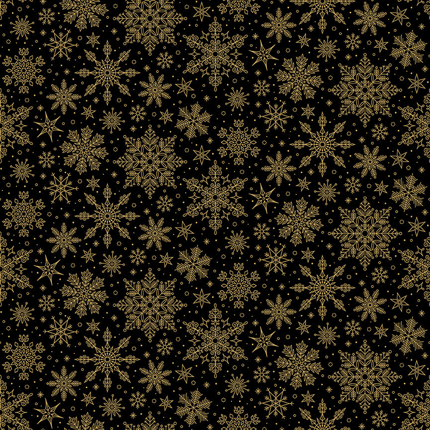 poinsettias-at-christmas-by-riley-blake- CF17635-BLACK is Available at International Textiles Ltd in Canada