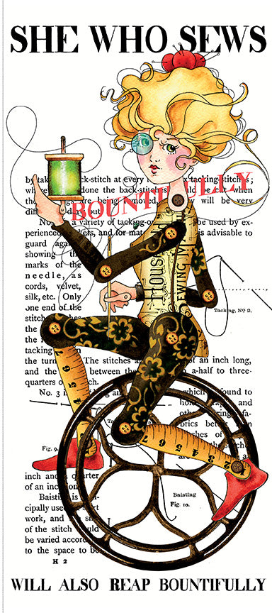 She-Who-Sews-The-Maker PD18521-PANEL Riley Blake Canada wholesale at International Textiles Ltd. 