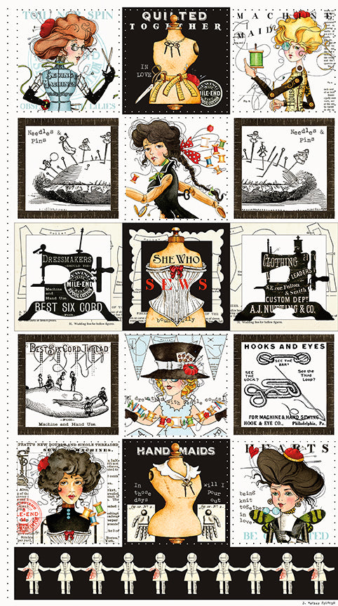 She-Who-Sews-The-Maker PD18523-PANEL Riley Blake Canada wholesale at International Textiles Ltd. 