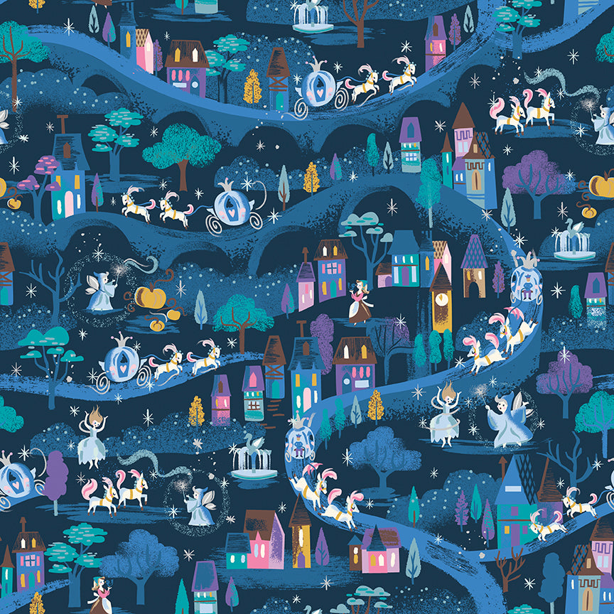 wishes-by-riley-blake- SC18072-BLUEBERRY is Available at International Textiles Ltd in Canada