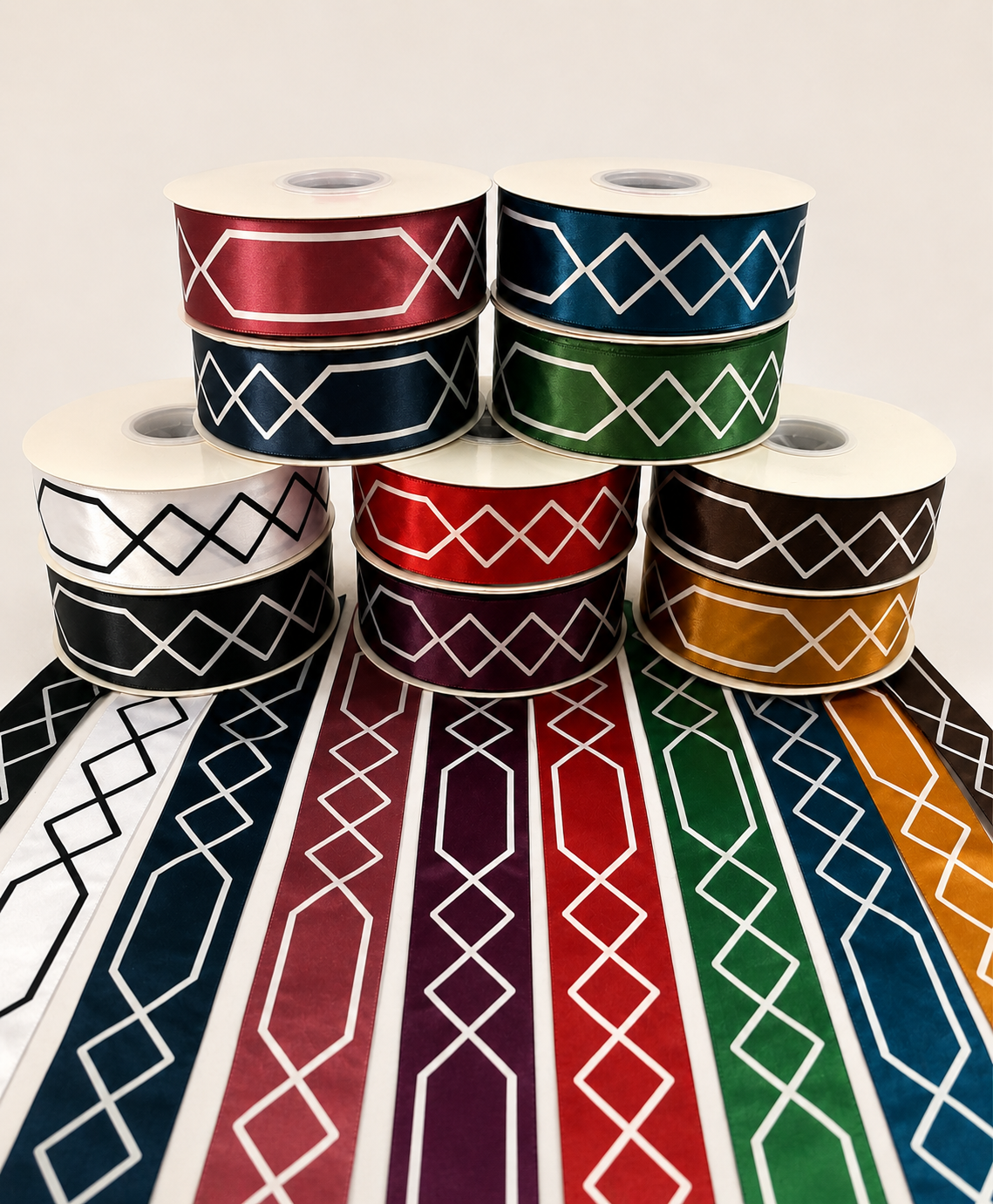 Co-Ordinates Ribbons by Shannon Gustafson.