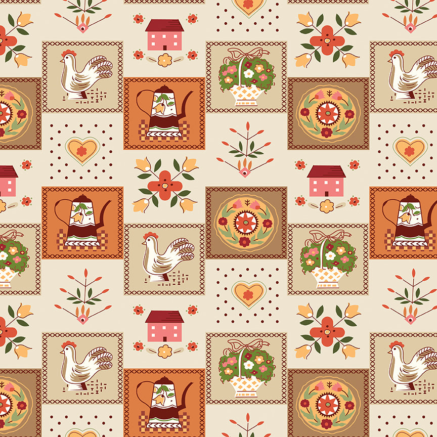 baked-with-love-by-riley-blake- WB17801-LINEN is Available at International Textiles Ltd in Canada