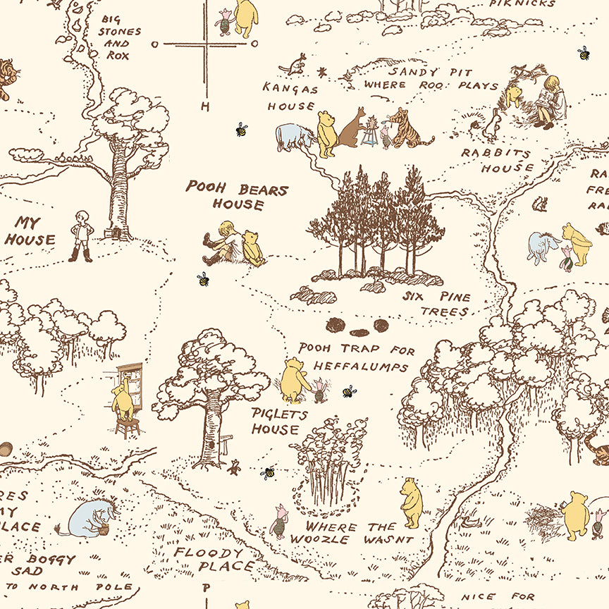 Winnie-the-Pooh-Baby WB18598-CREAM Riley Blake Canada wholesale at International Textiles Ltd. 