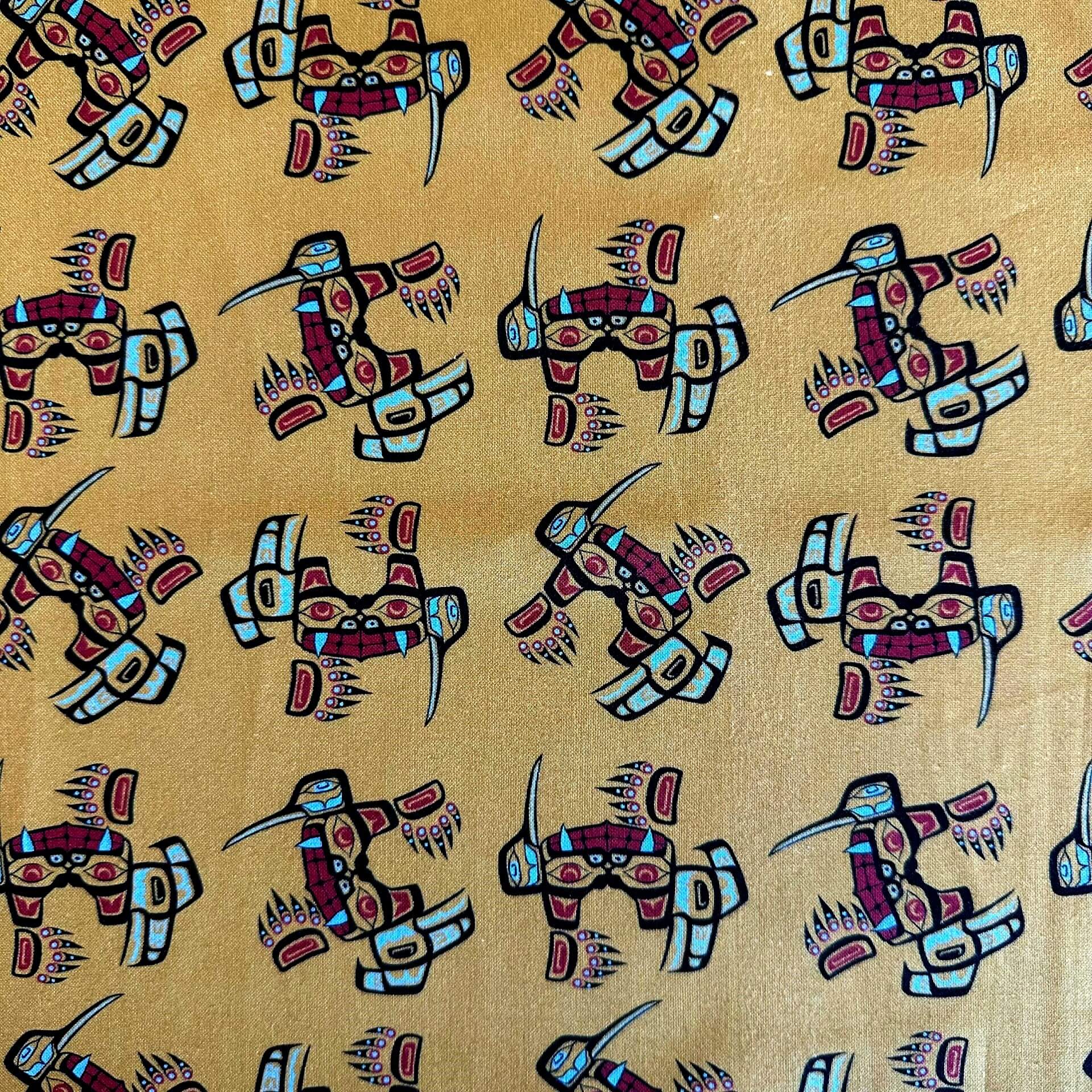 Bears_by_Linda_Lavallee CNC0002-Hide Indigenous fabrics by Itex Designs