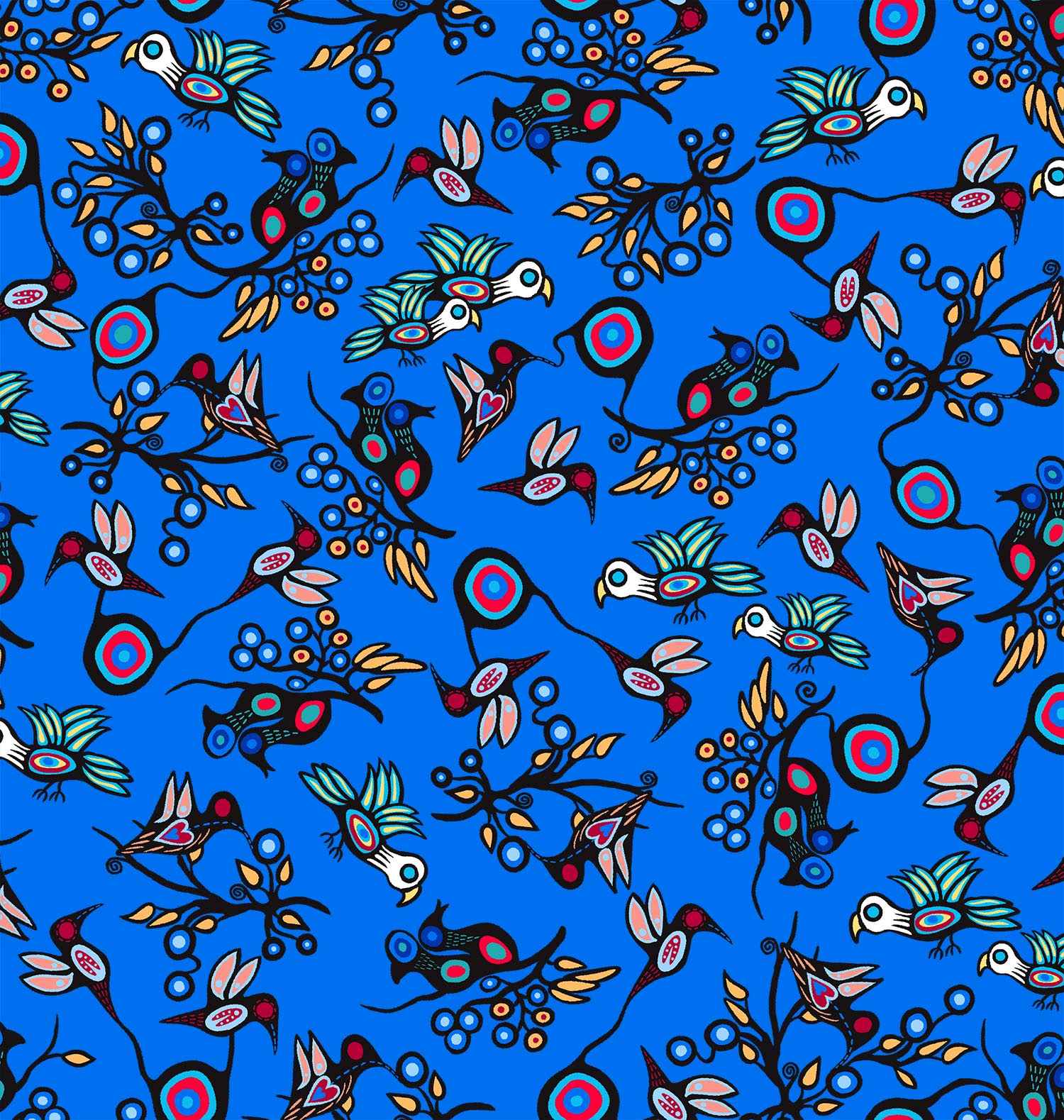 Grand_River_Harmony_by_C.J._Houle CJH-0002-Royal Indigenous fabrics by Itex Designs