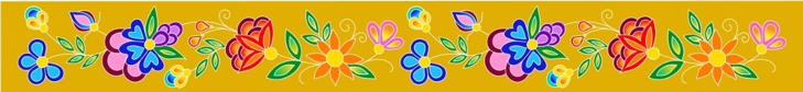Koko_Blooms_by_Tamara_Malcolm TMR-0005-Mustard Indigenous fabrics by Itex Designs