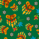 Revelation_Bright_by_Tracey_Metallic TMD-0002-Jade Green Indigenous fabrics by Itex Designs