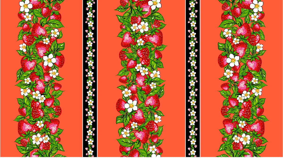 Strawberry_Dreamcatcher__by__Carla_Joseph CAJ-0007-Coral Indigenous fabrics by Itex Designs