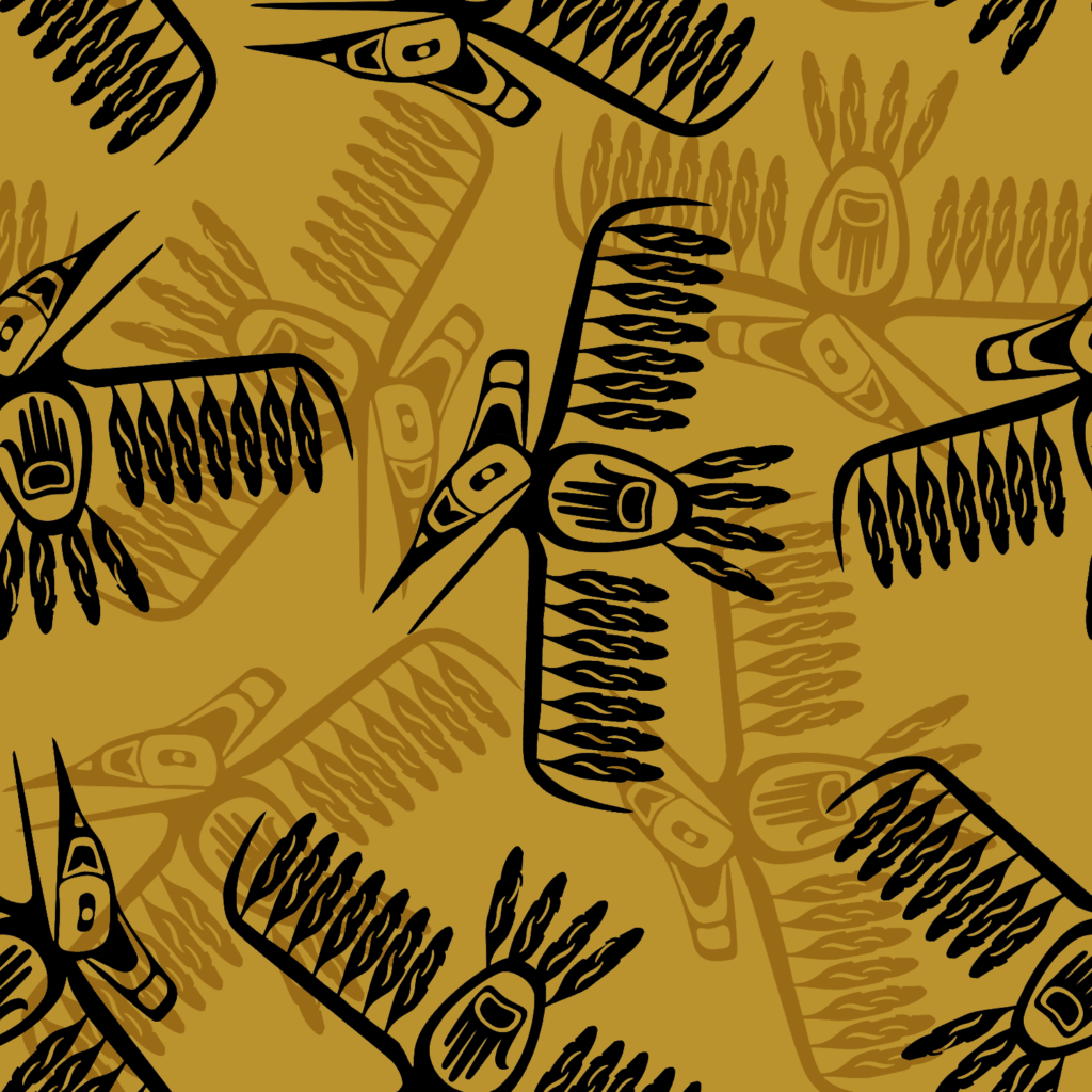 Thunderbirds_by_Linda_Lavallee CNC0003-Hide Indigenous fabrics by Itex Designs