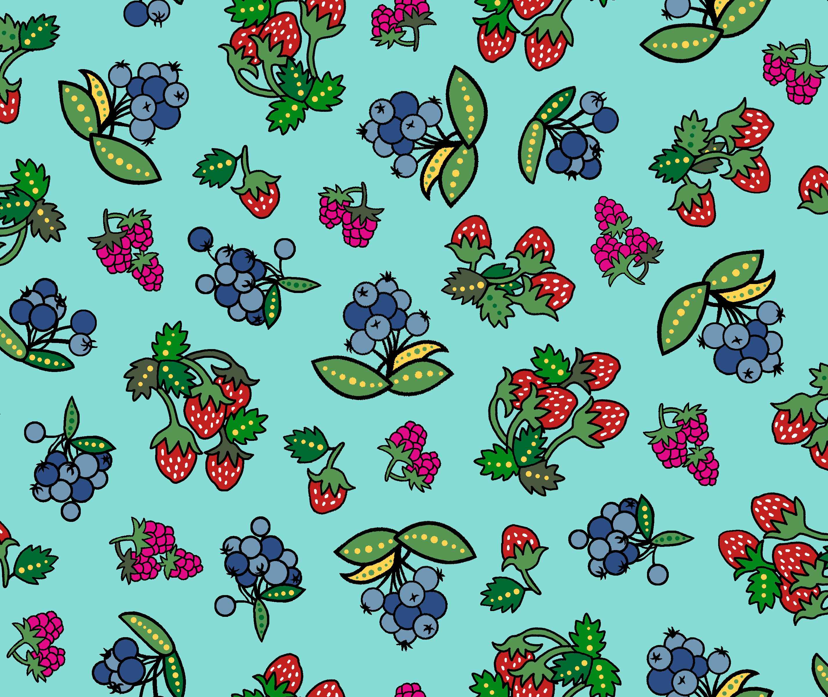 Tree_of_Life_by_Donna_the_Strange DTS-0003-Mint Indigenous fabrics by Itex Designs
