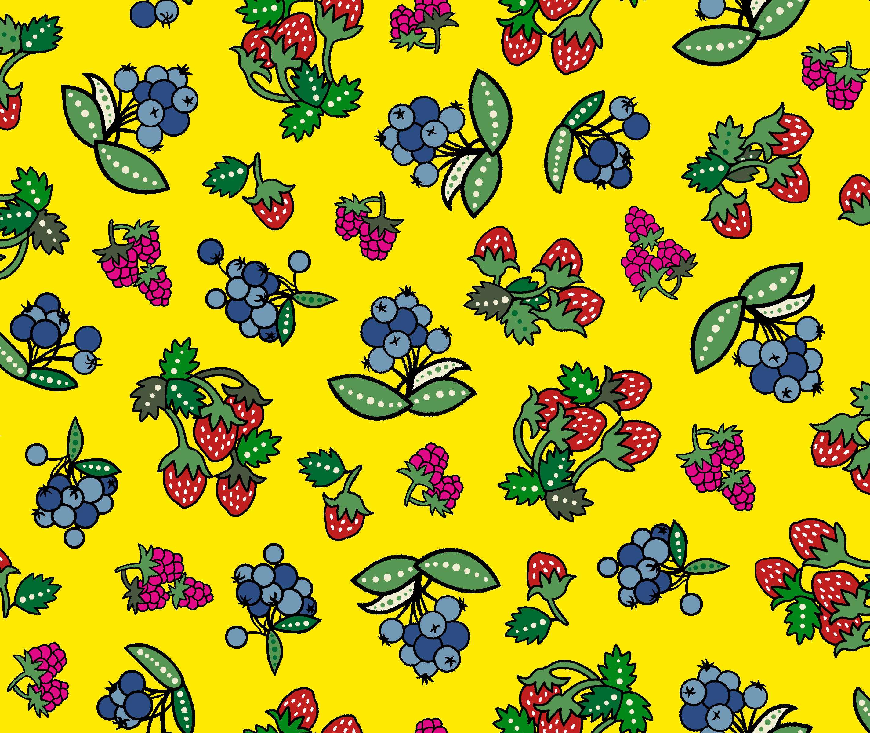 Tree_of_Life_by_Donna_the_Strange DTS-0003-Yellow Indigenous fabrics by Itex Designs